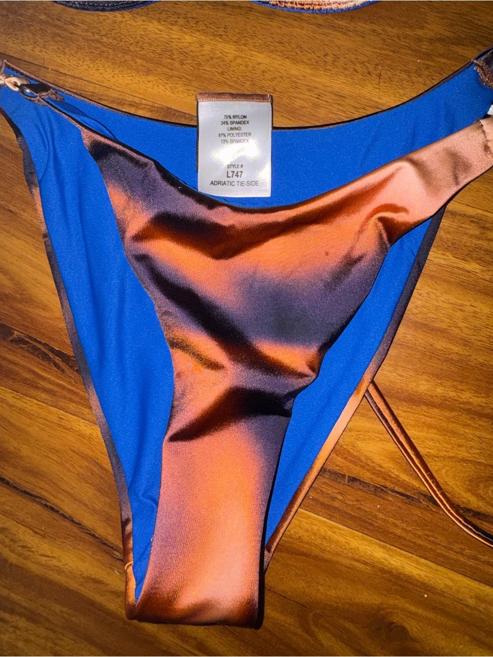 B. Swim Adriatic Tie-Side Bikini Swim Bottoms in Majara - Picture 6 of 10
